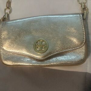 Tory Burch Gold link crossbody